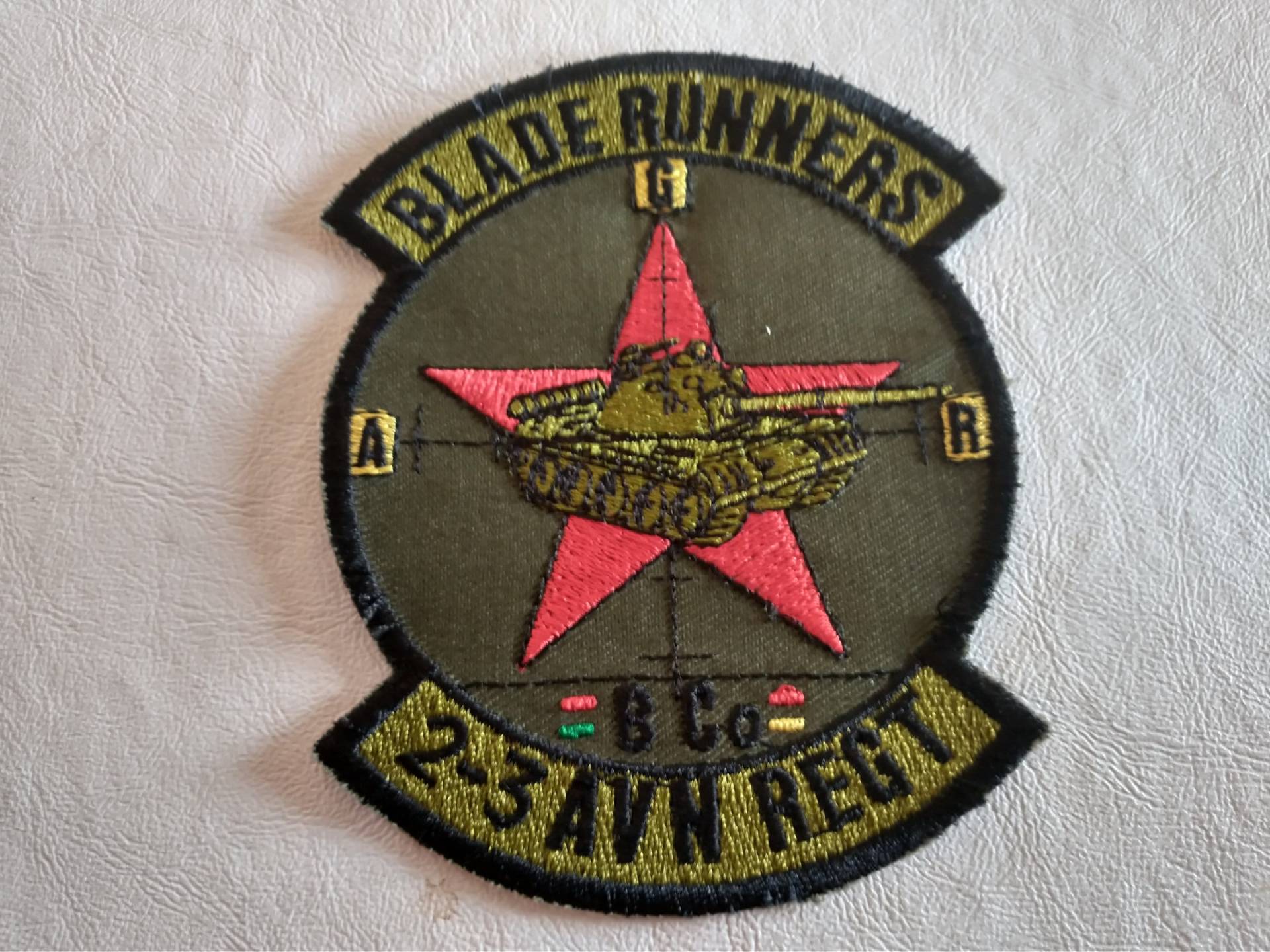 Vintage Blade Runners 2-3 Avn Regiment Patch von lighterairvintage