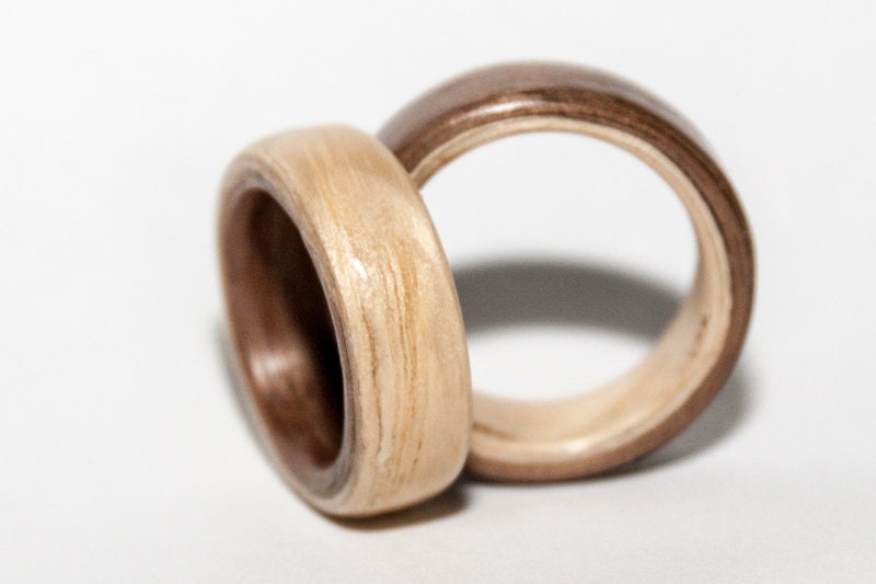 Zwei Farben Bugholz-Ring von lignumcantus