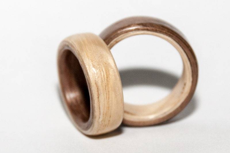 Zwei Farben Bugholz-Ring Zwei Farben Bugholz-Ring von lignumcantus