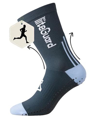 liiteGuard PRO-TECH Running Kompressionssocken für Herren und Damen (Größe 44-47) | Kompressionsstrümpfe Sport Laufen Fussball | Anti-Blasen Sommer Laufsocken | Compression Socks Women Men von liiteGuard