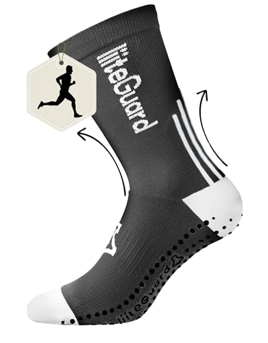 liiteGuard PRO-TECH Running Kompressionssocken für Herren und Damen (Größe 44-47) | Kompressionsstrümpfe Sport Laufen Fussball | Anti-Blasen Sommer Laufsocken | Compression Socks Women Men von liiteGuard