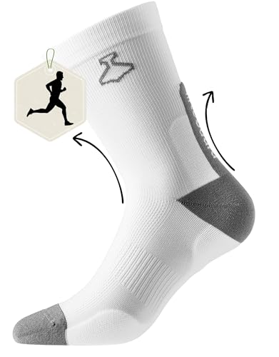 liiteGuard ULTRALIGHT RUNNING SOCKS (Größe 44-47) | Ultraleichte Läufer Kompressionsstrümpfe Damen Herren Laufen Sport | Angenehmer Anti-Blasen Kompressionsstrumpf von liiteGuard