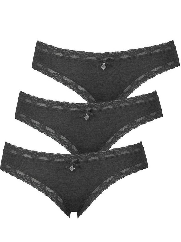 like it! Bikinislip 3er Pack Damen Minislip Kim (Packung, 3-St) Zwickel von like it!