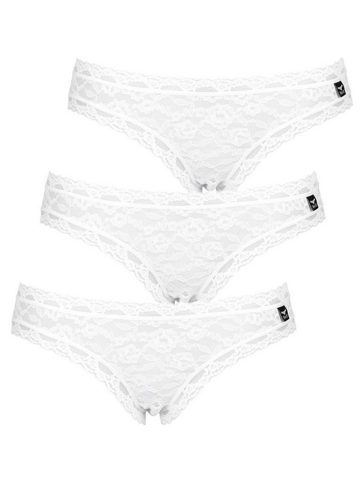 like it! Bikinislip 3er Pack Damen Minislip Lisa (Packung, 3-St) Zwickel von like it!