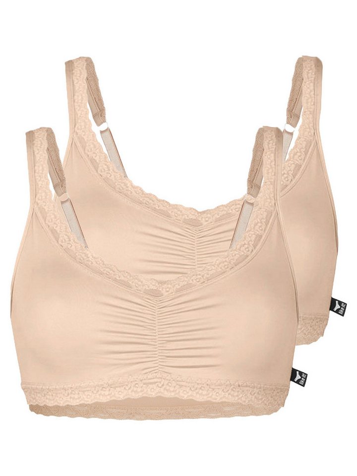 like it! Bustier 2er Pack Soft BH Olivia (Packung, 2-tlg) - von like it!