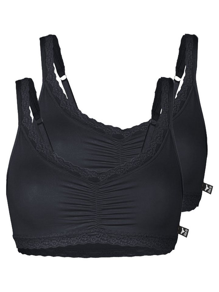 like it! Bustier 2er Pack Soft BH Olivia (Packung, 2-tlg) - von like it!