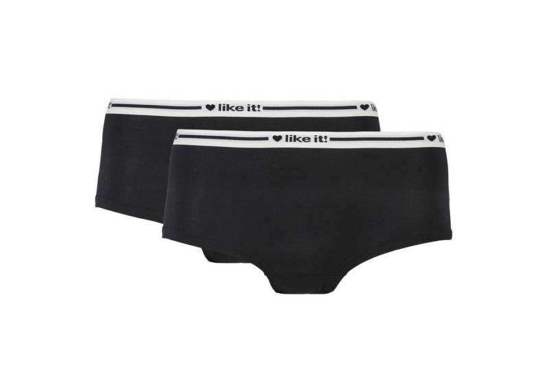 like it! Panty like it! - Panty Serie Ella 2er Pack (M Schwarz) von like it!