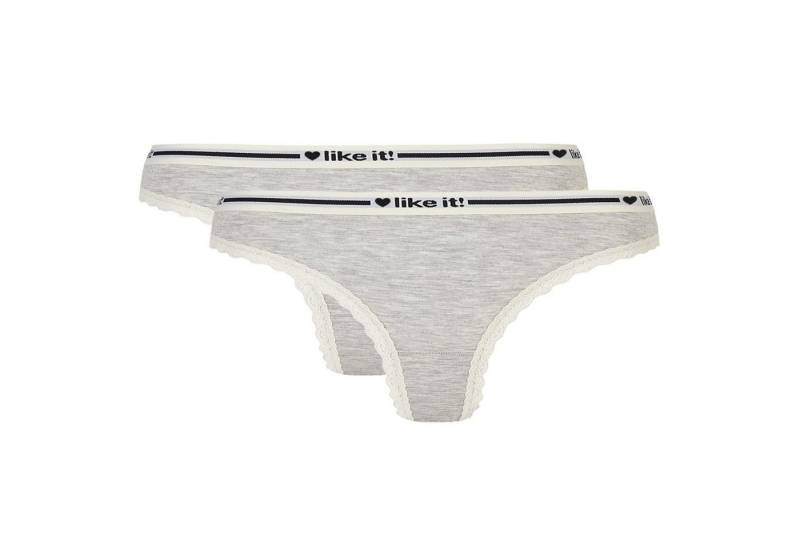 like it! String like it! - String Serie Ella 2er Pack (L Ivory Grey) von like it!