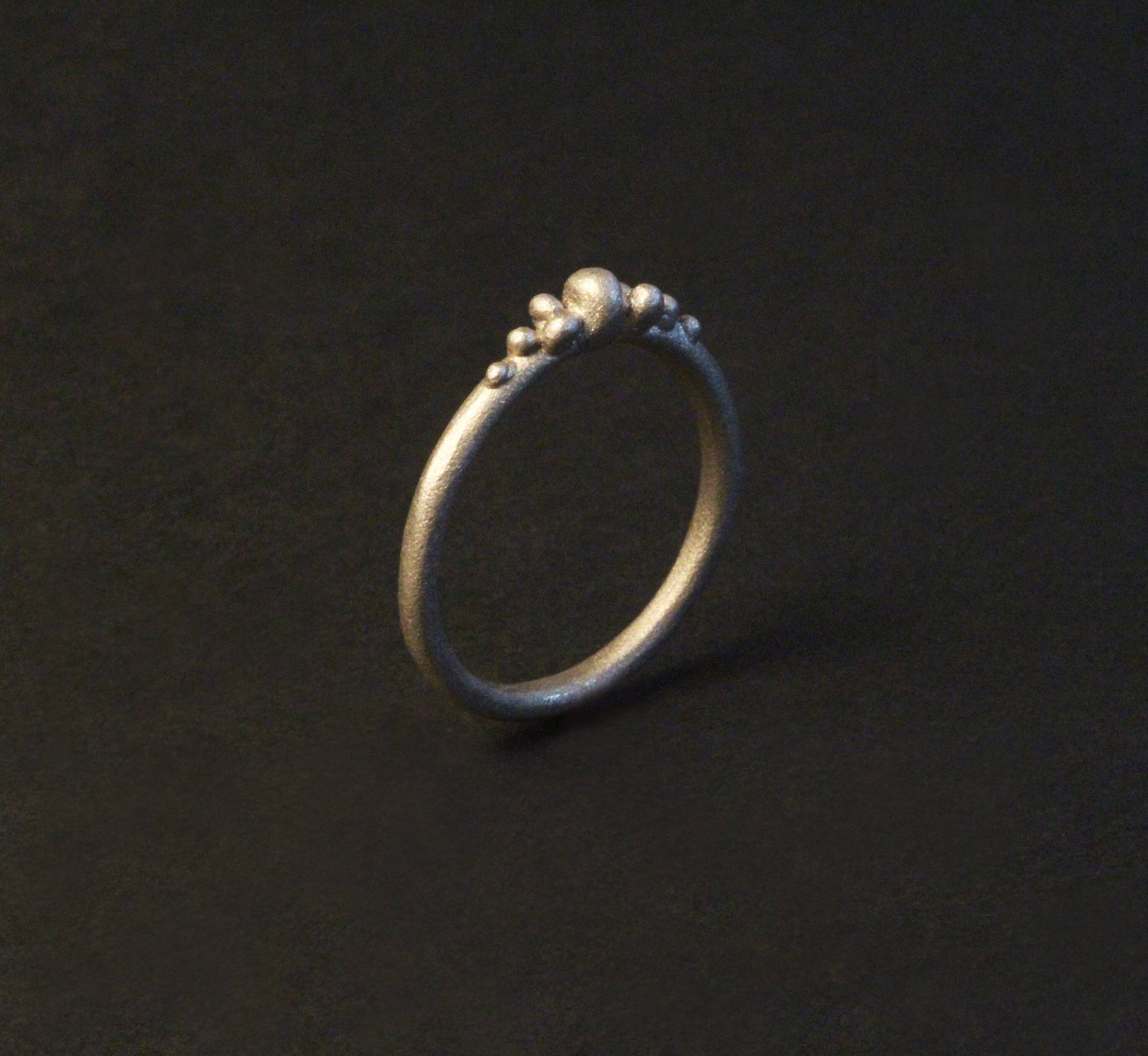 Silber Ring Weißgold Rhodiniert von likhomanova