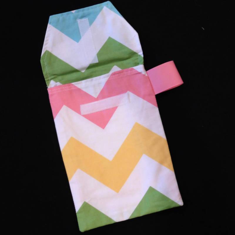 Windel Kupplung - Großes Mädchen Chevron Clutch-Ready 2 Schiff Und Tücher Tote von lilacslollipops