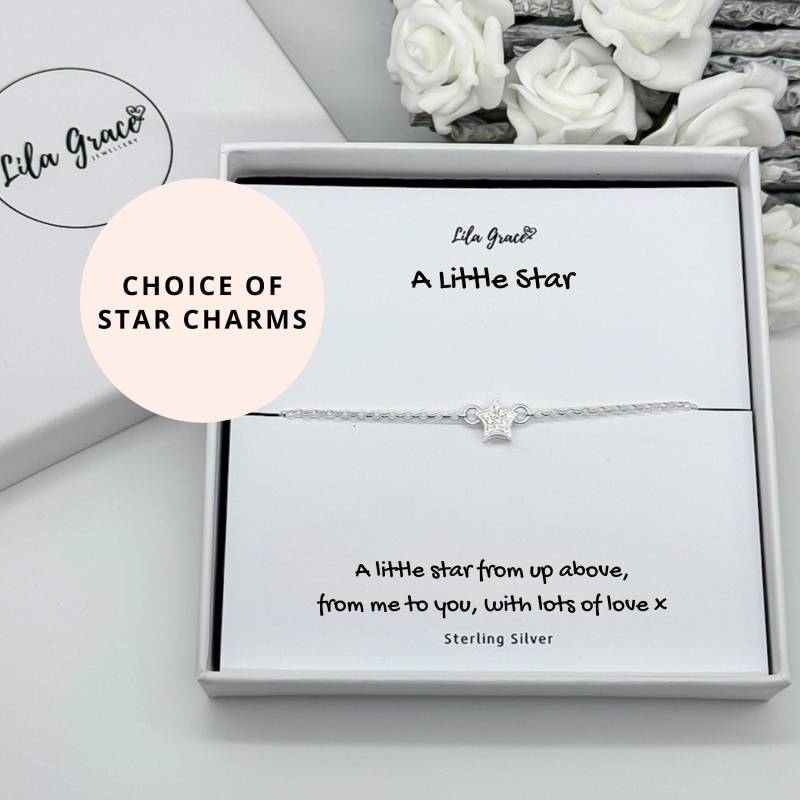 Sterling Silber Stern Armband Me To You Schmuck Geschenk Sterling Silber Stern Armband Me To You Schmuck Geschenk von lilagracejewellery