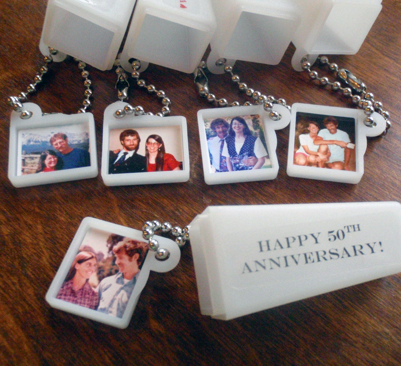 Jubiläumsgeschenk Oder Gastgeschenke. Deine Fotos & Worte. 5Er Set Jubiläumsgeschenk Oder Gastgeschenke. Deine Fotos & Worte. 5Er Set von lilecreations