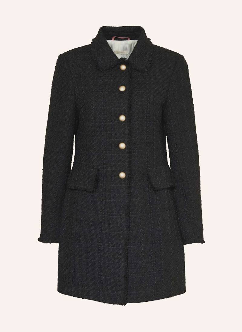 Lilienfels Bouclé-Mantel schwarz von lilienfels