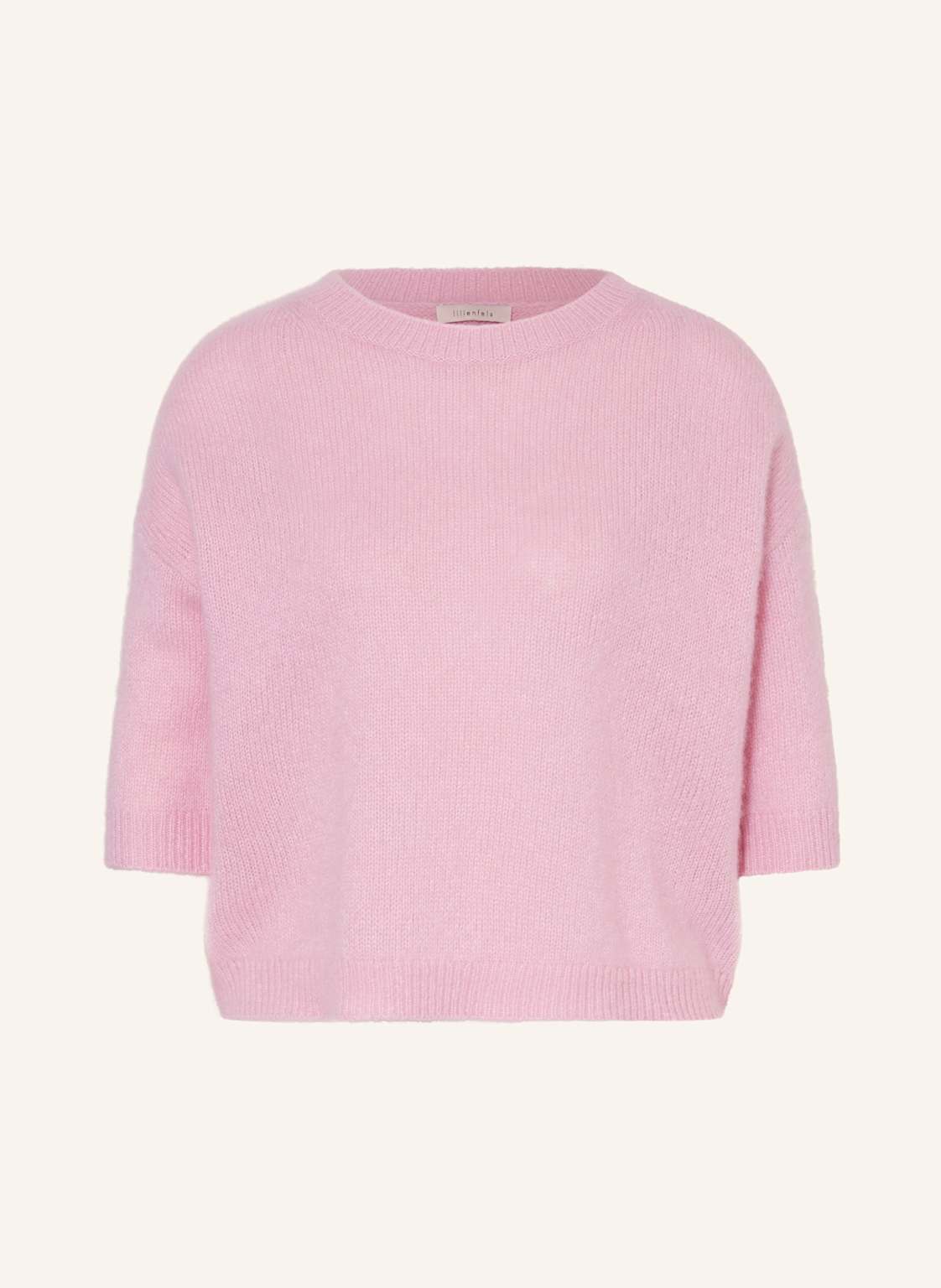 Lilienfels Cashmere-Pullover Mit 3/4-Arm rosa von lilienfels