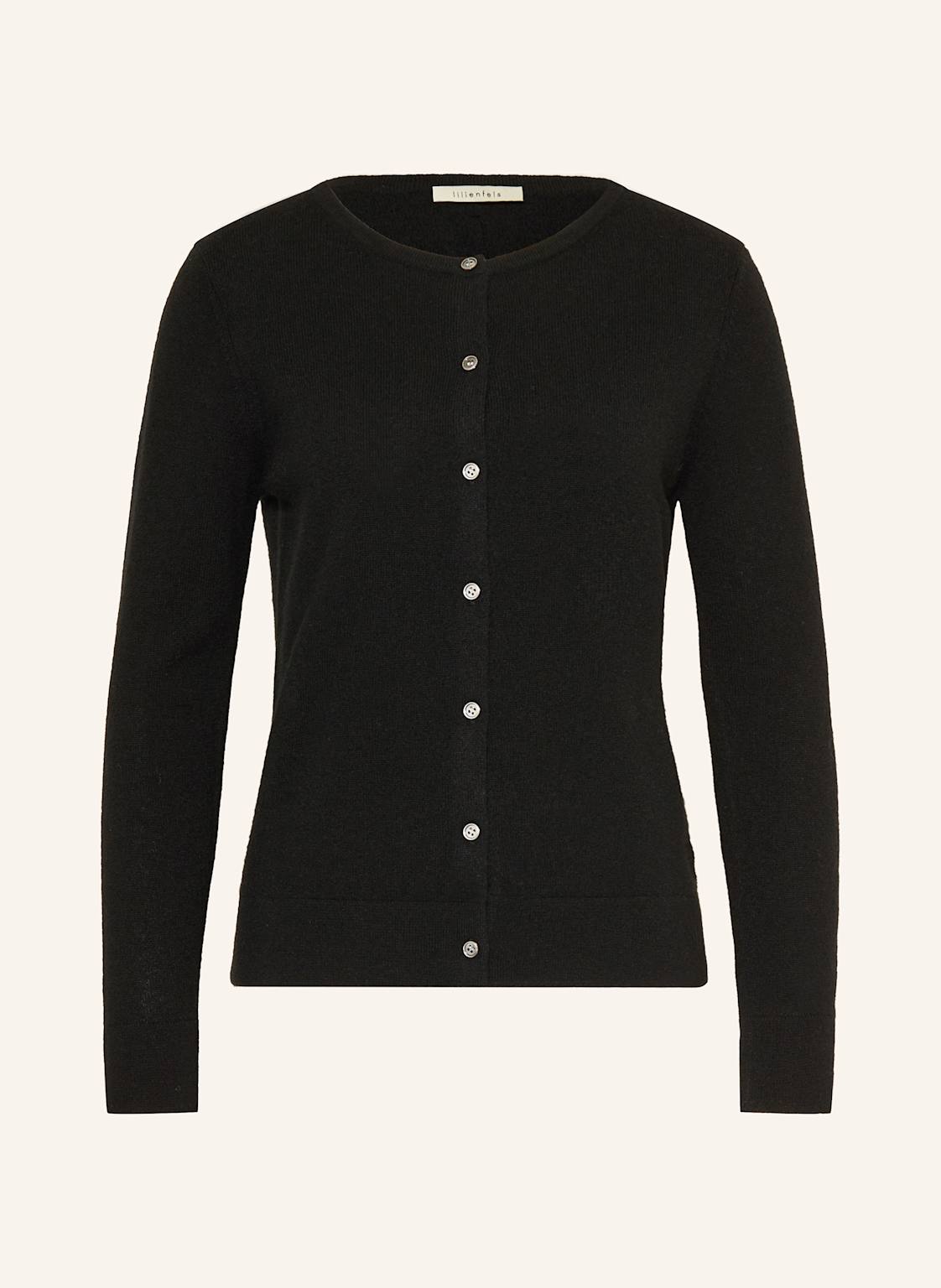 Lilienfels Cashmere-Strickjacke schwarz Lilienfels Cashmere-Strickjacke schwarz von lilienfels