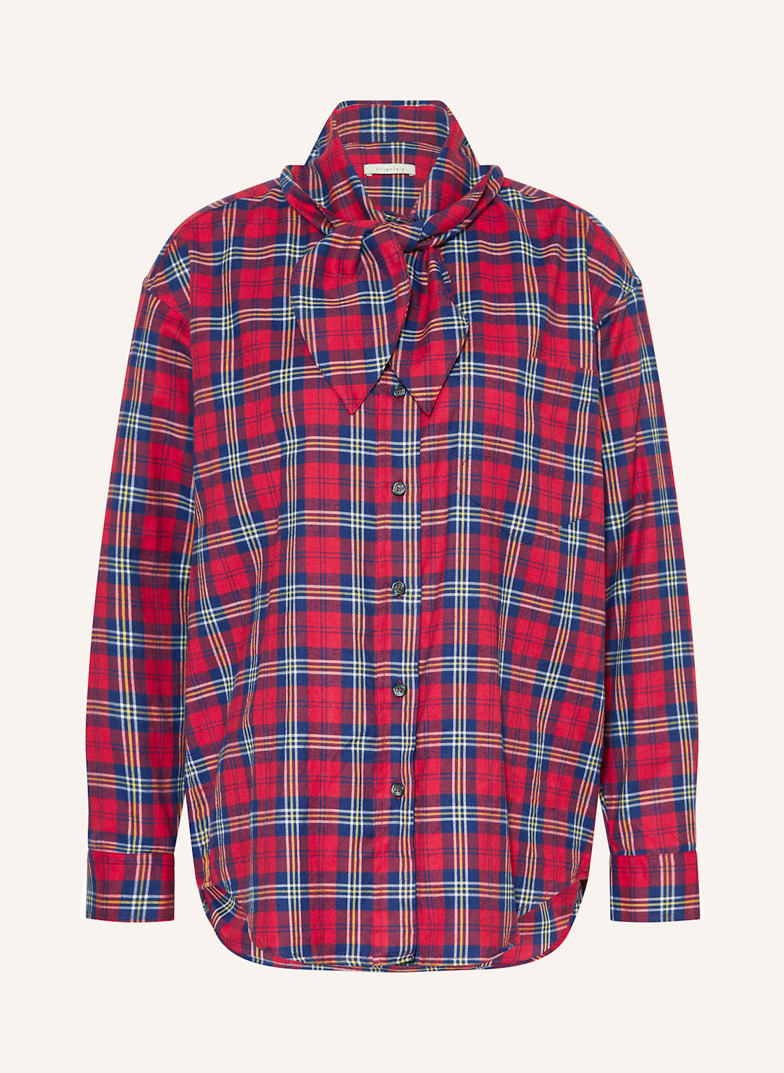 Lilienfels Flanellbluse rot von lilienfels