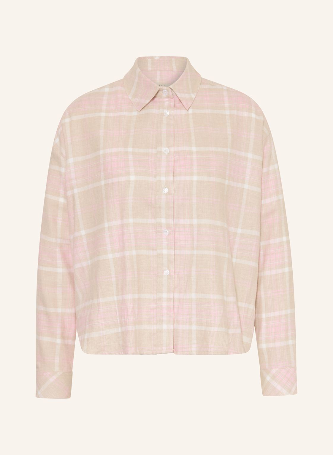 Lilienfels Hemdbluse Aus Flanell rosa von lilienfels