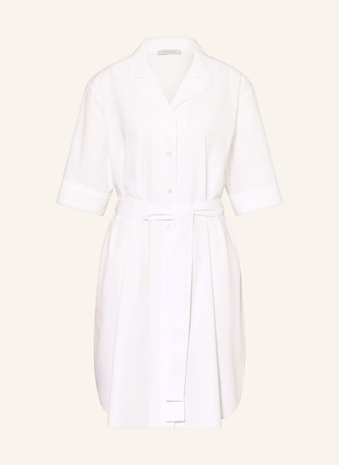 Lilienfels Hemdblusenkleid weiss von lilienfels