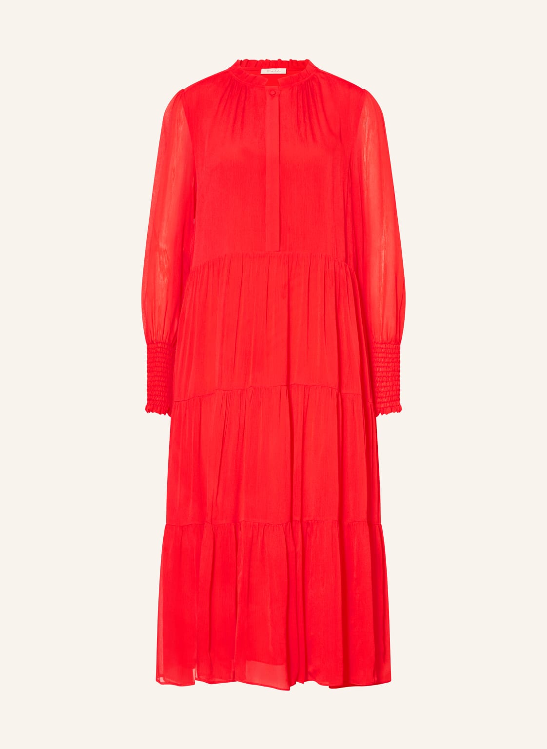 Lilienfels Kleid Mit Rüschen rot von lilienfels