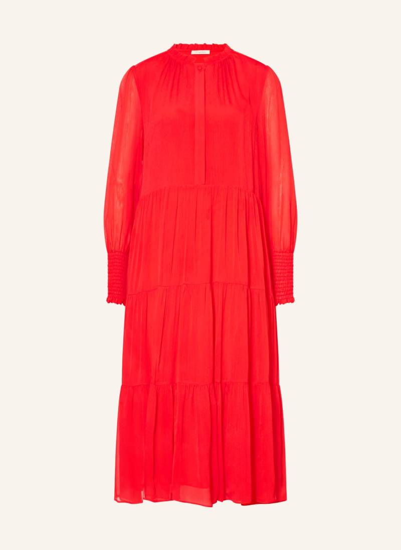 Lilienfels Kleid Mit Rüschen rot von lilienfels