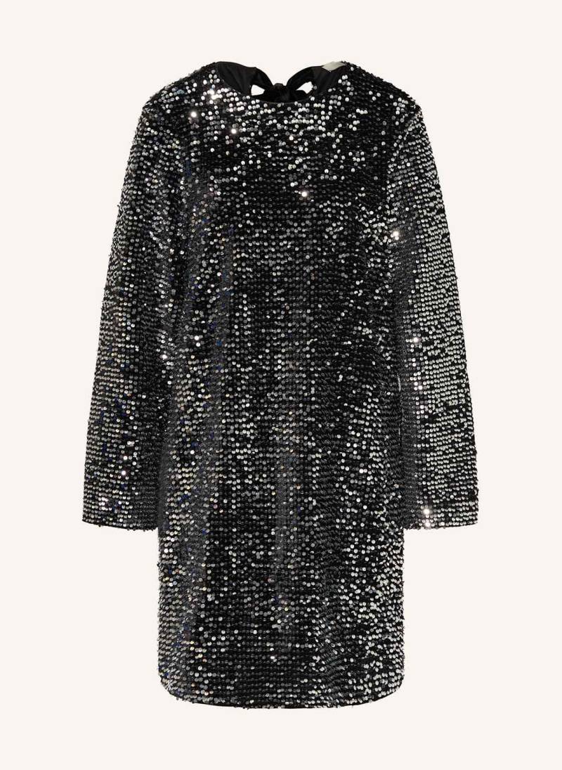 Lilienfels Samtkleid Mit Pailletten schwarz von lilienfels