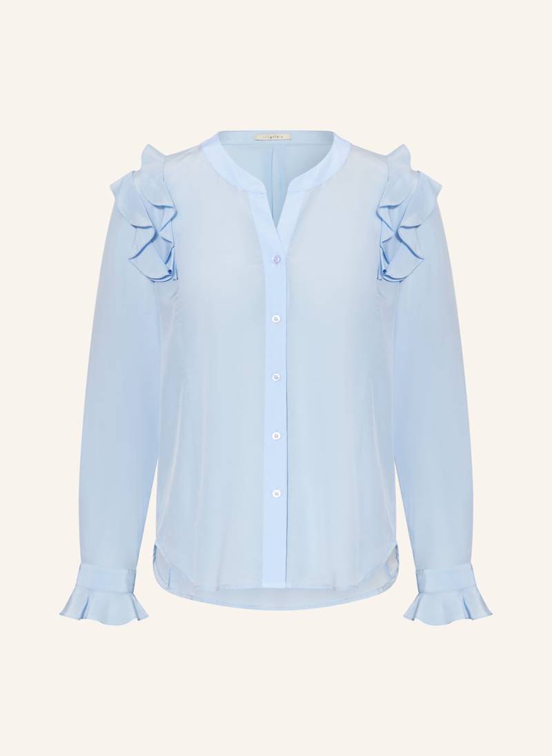 Lilienfels Seidenbluse blau von lilienfels