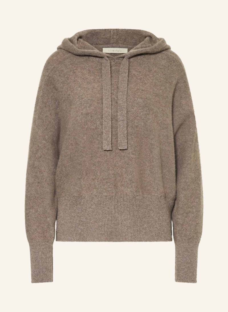 Lilienfels Strick-Hoodie Aus Cashmere beige von lilienfels