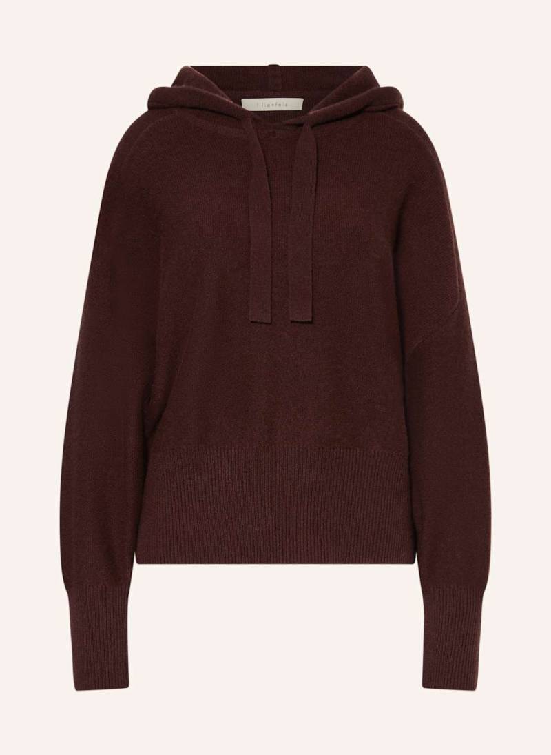 Lilienfels Strick-Hoodie Aus Cashmere braun von lilienfels