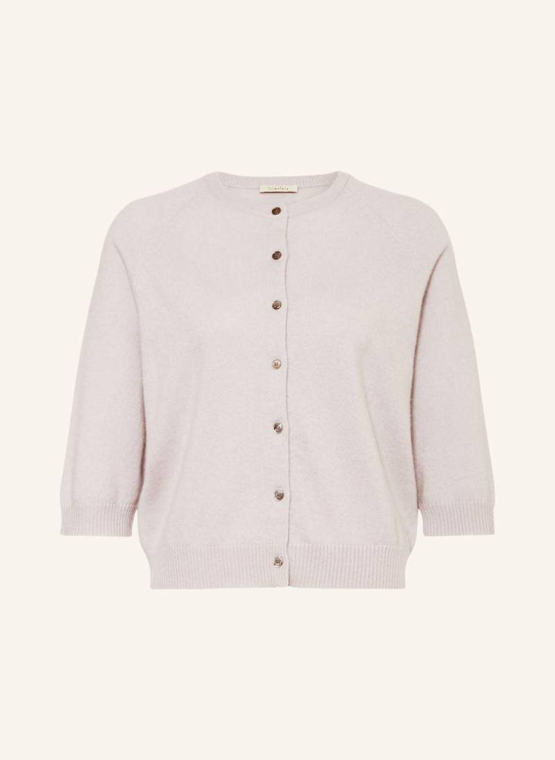 Lilienfels Strickjacke Aus Cashmere Mit 3/4-Arm grau von lilienfels
