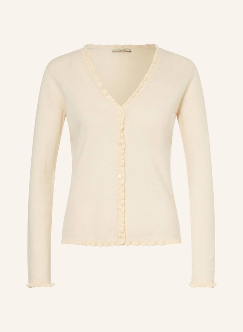 Lilienfels Strickjacke Aus Cashmere weiss von lilienfels