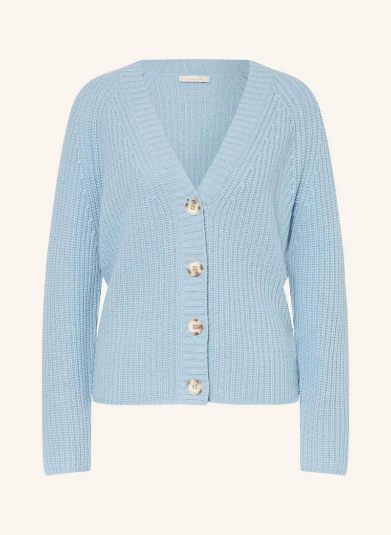 Lilienfels Strickjacke Mit Cashmere blau von lilienfels