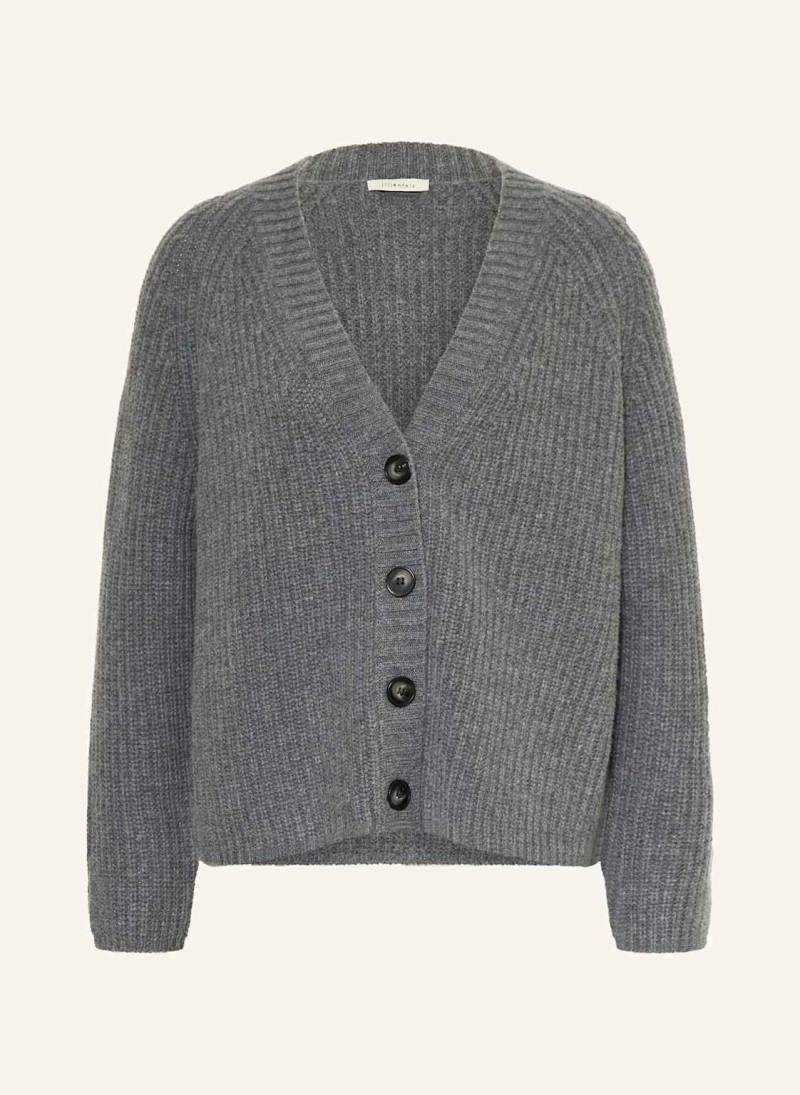 Lilienfels Strickjacke Mit Cashmere grau von lilienfels