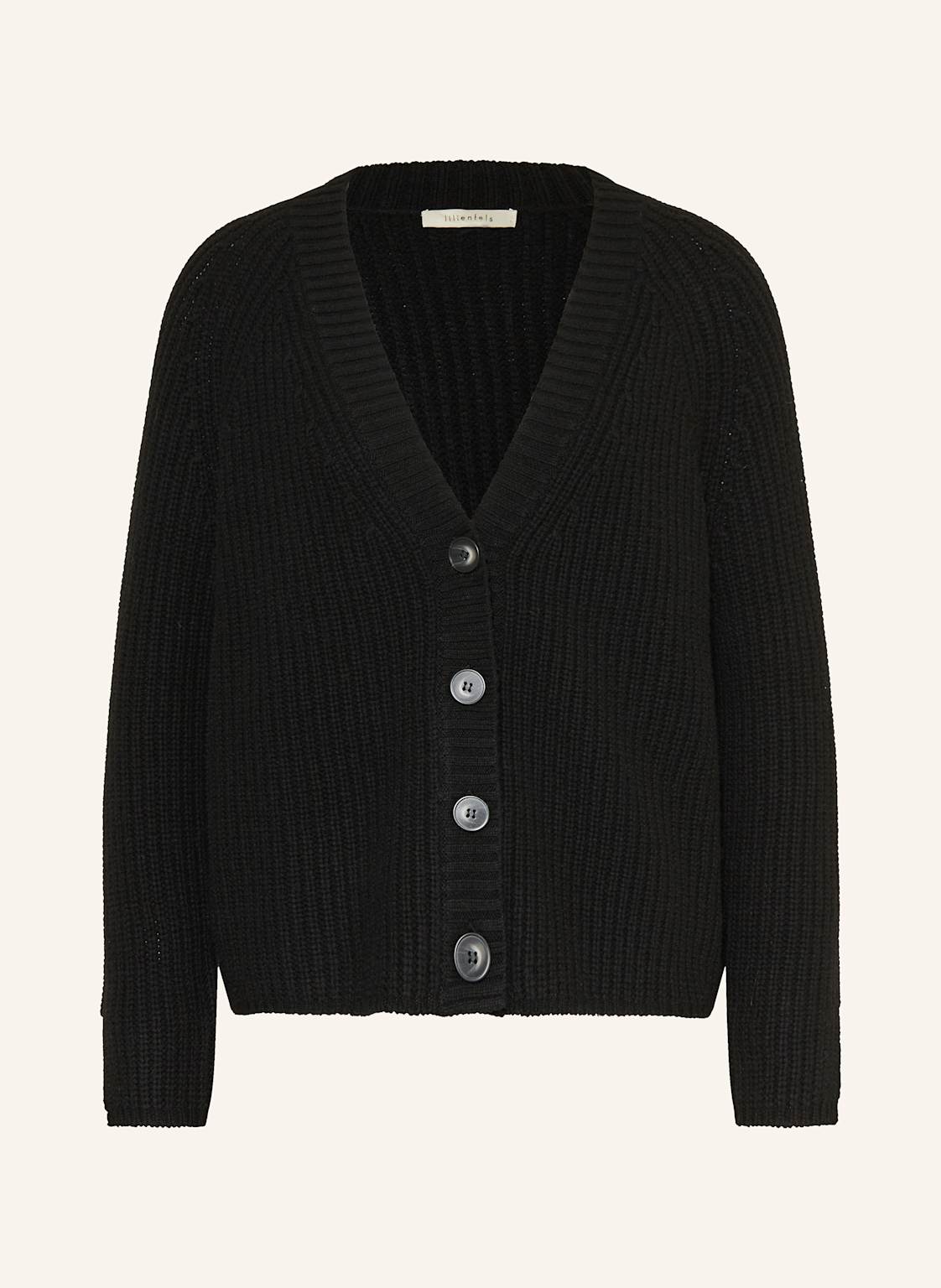 Lilienfels Strickjacke Mit Cashmere schwarz Lilienfels Strickjacke Mit Cashmere schwarz von lilienfels