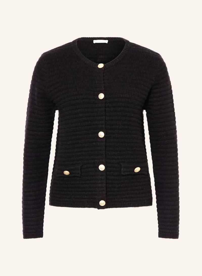 Lilienfels Strickjacke Mit Cashmere schwarz von lilienfels