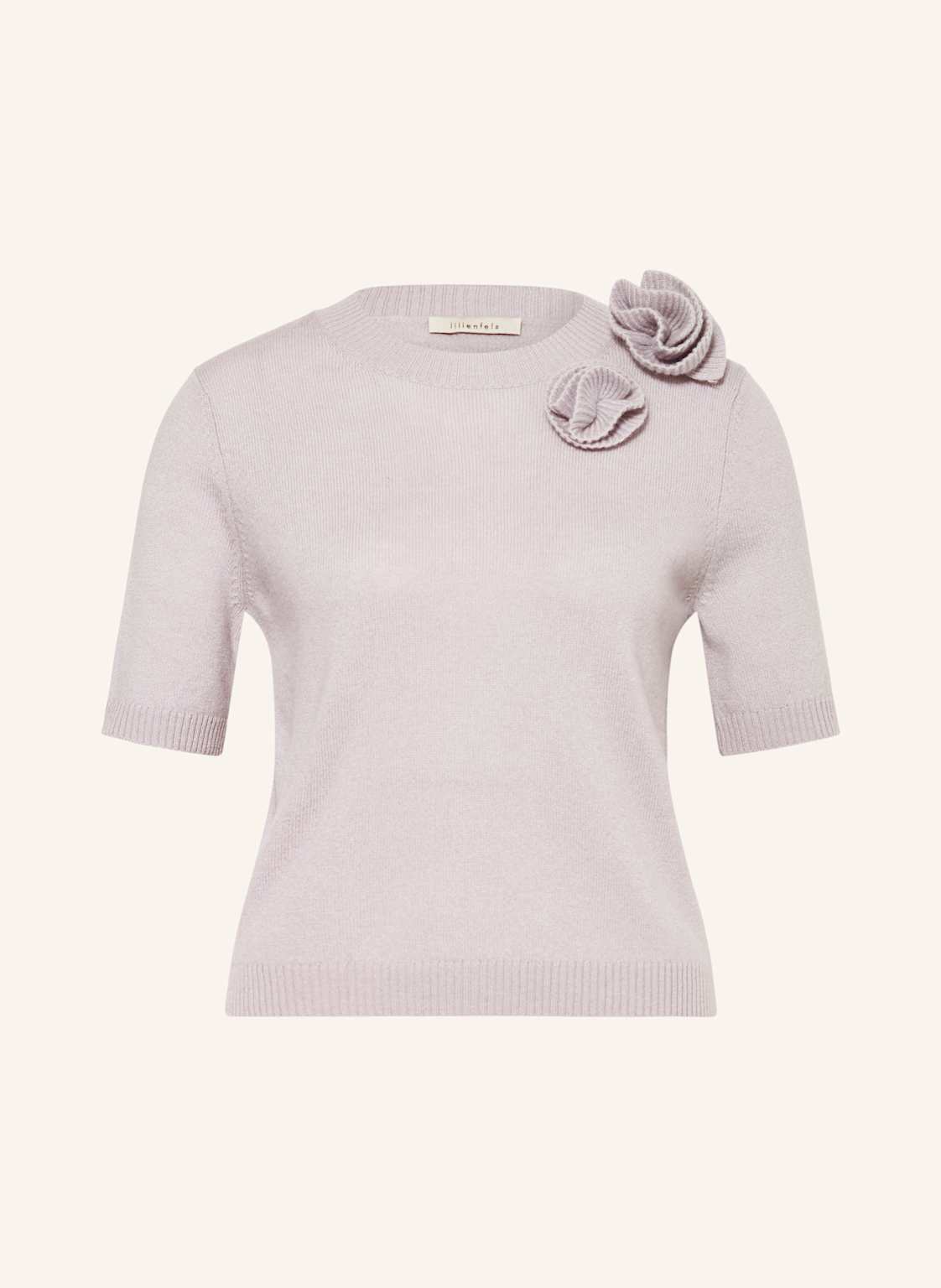 Lilienfels Strickshirt Mit Cashmere grau von lilienfels