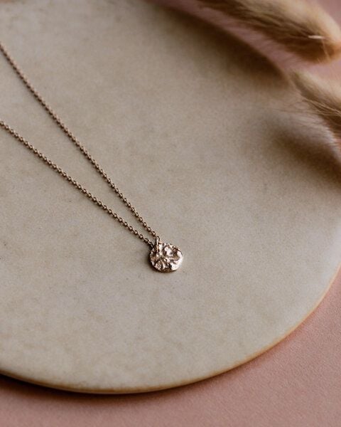 lille mus Kette 'Mond' 925 Silber / vergoldet von lille mus