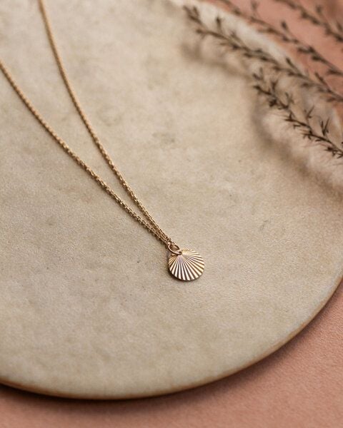 lille mus Kette 'Sonne' 925 Silber / vergoldet von lille mus