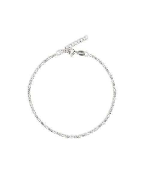 lille mus Schmuckset Armband + Kette 'Figaro' 925 Silber / vergoldet von lille mus