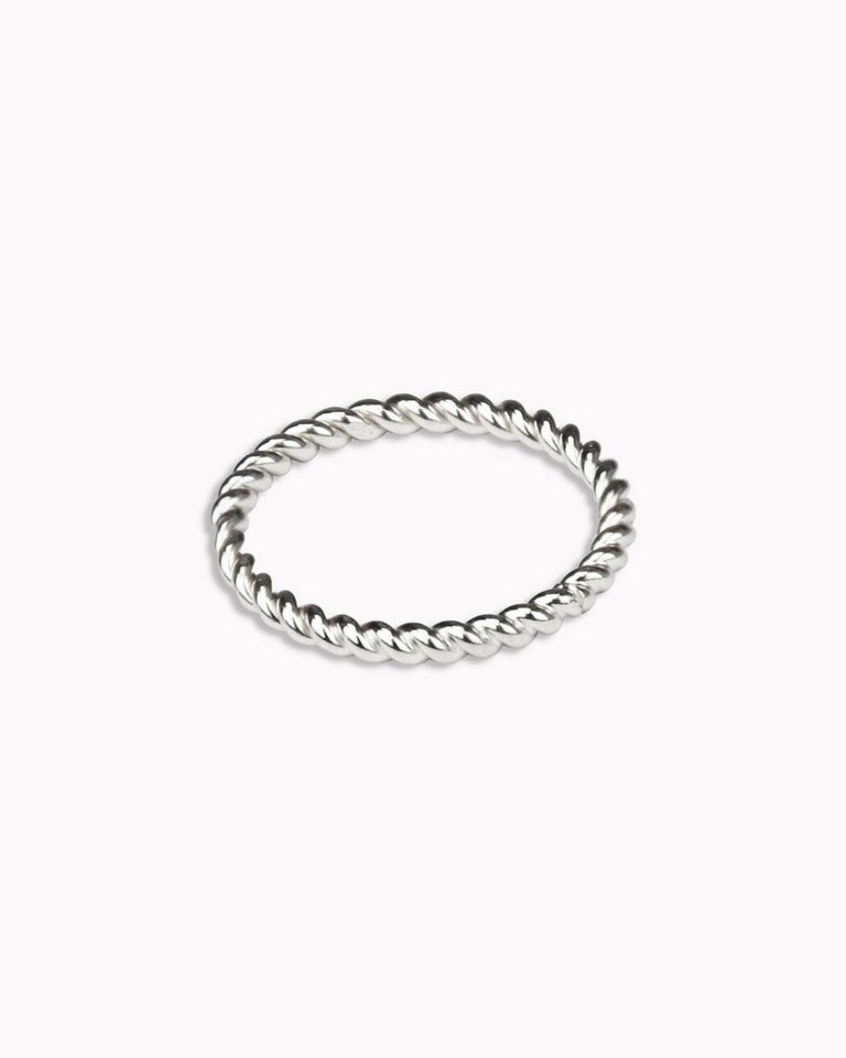 lille mus Silberring Ring 'Twist' 925 Silber / vergoldet von lille mus