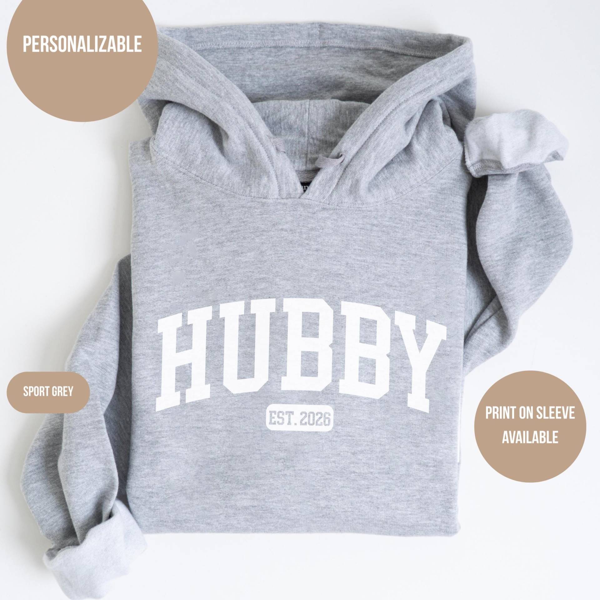 Personalisierter Ehemann Hoodie Hochzeit Mann Und Frau Flitterwochen Just Married Bachelorette Pullover Paare Jahrestag von lillegrintshop