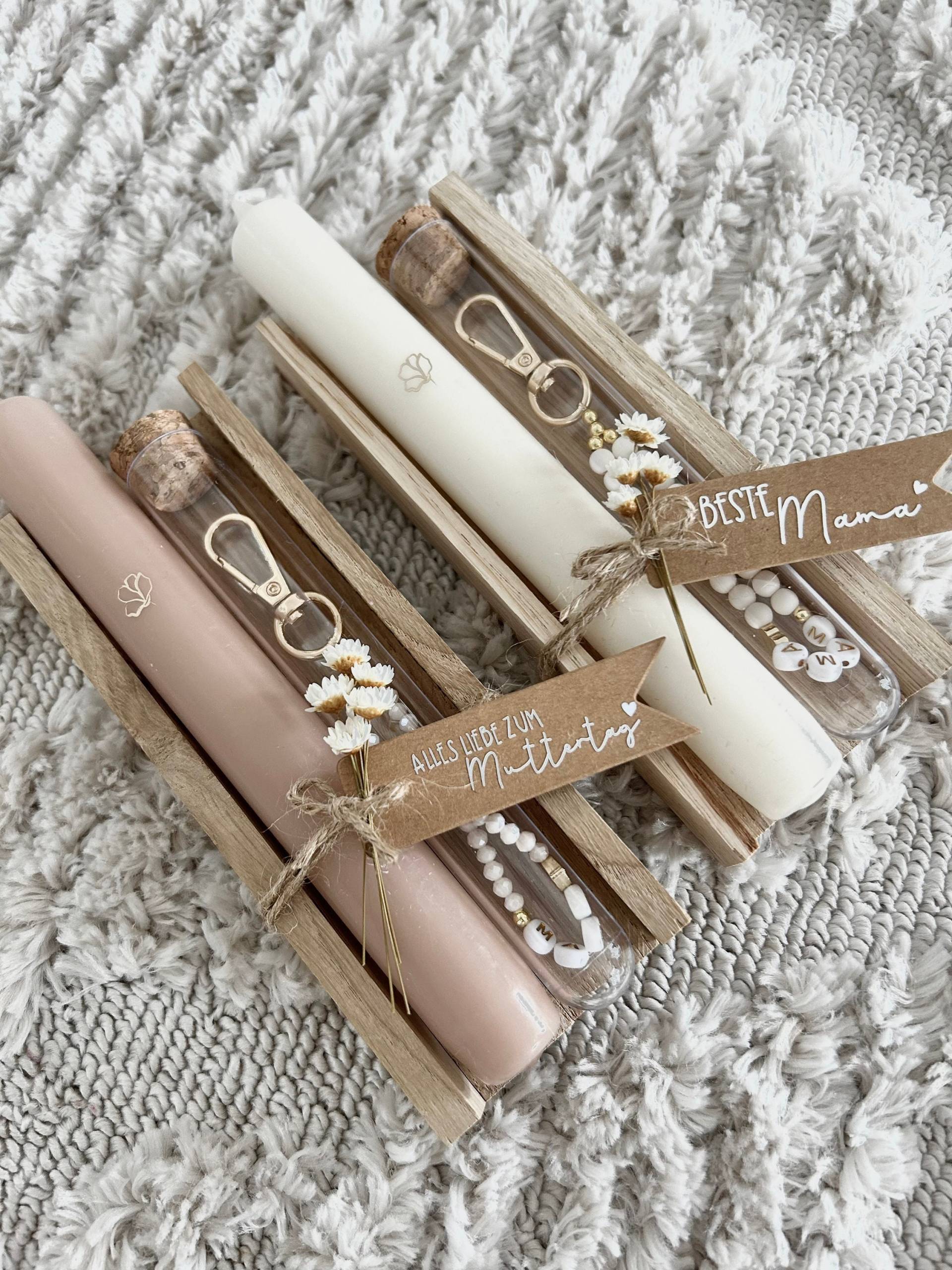 Muttertagsgeschenk - Schlüsselanhänger Geschenkset von lillelivhandmade