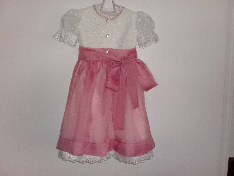 Tauf-Kinder-Dirndl-Blumenkindkleid /56/62 Nr.73 von lillysell4