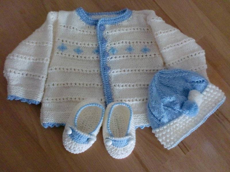 Taufjacke Mit Mütze Gr.68/74-Nr.3 von lillysell4