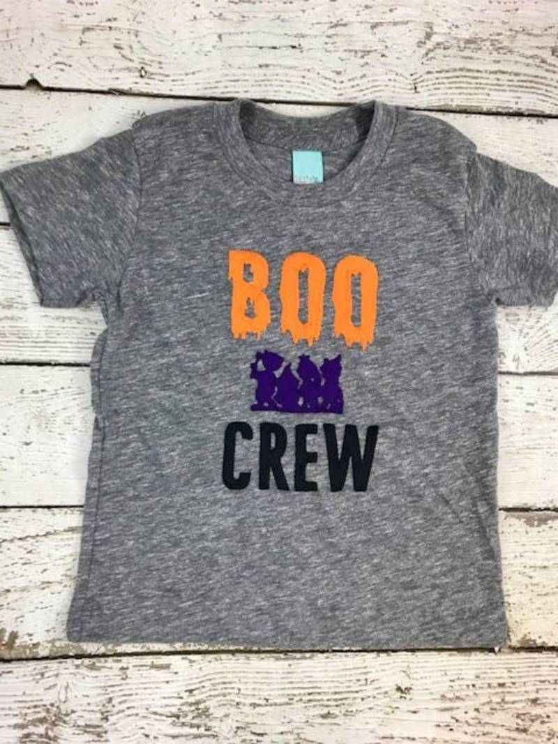 Boo Crew Shirt Für Erwachsene, Halloween Frauen, Männer, Süßes Oder Saures von lilthreadzclothing