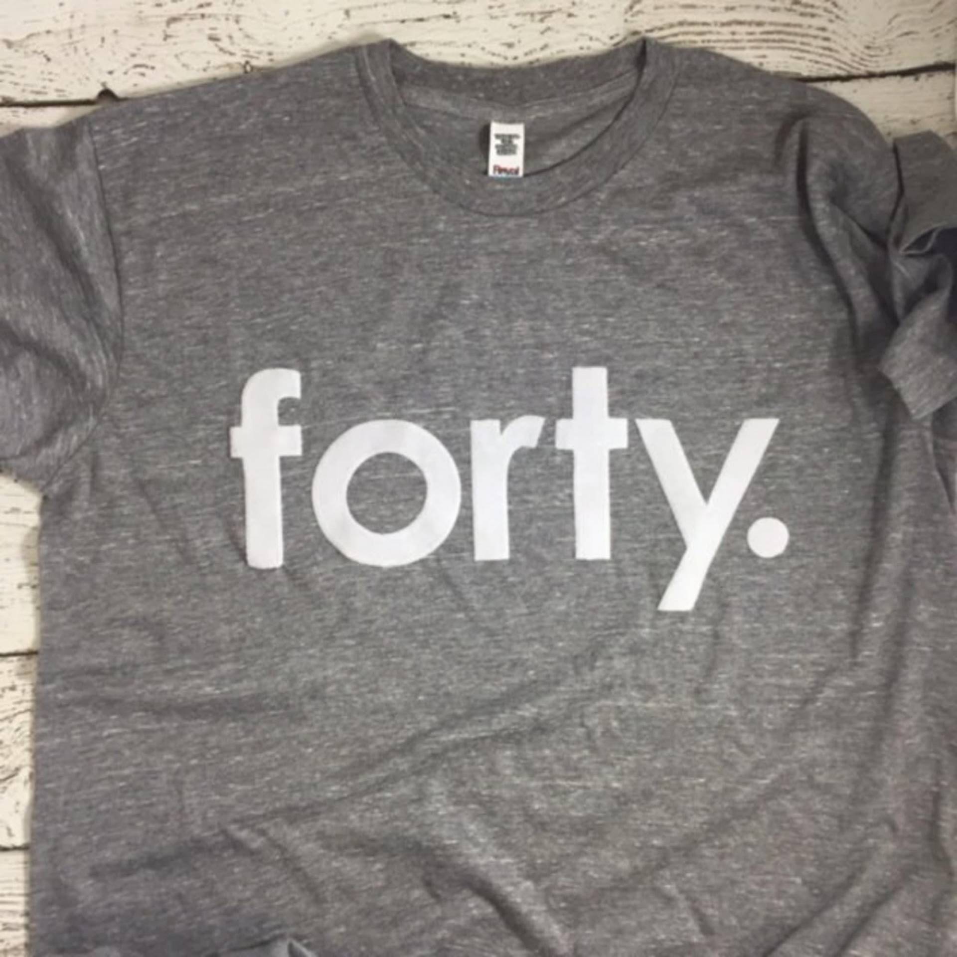 Vierzig Shirt, Erwachsenengeburtstag 40.geburtstag, Über Den Hügel, Dad Familienhemden, Damenbekleidung, Herrenbekleidung von lilthreadzclothing