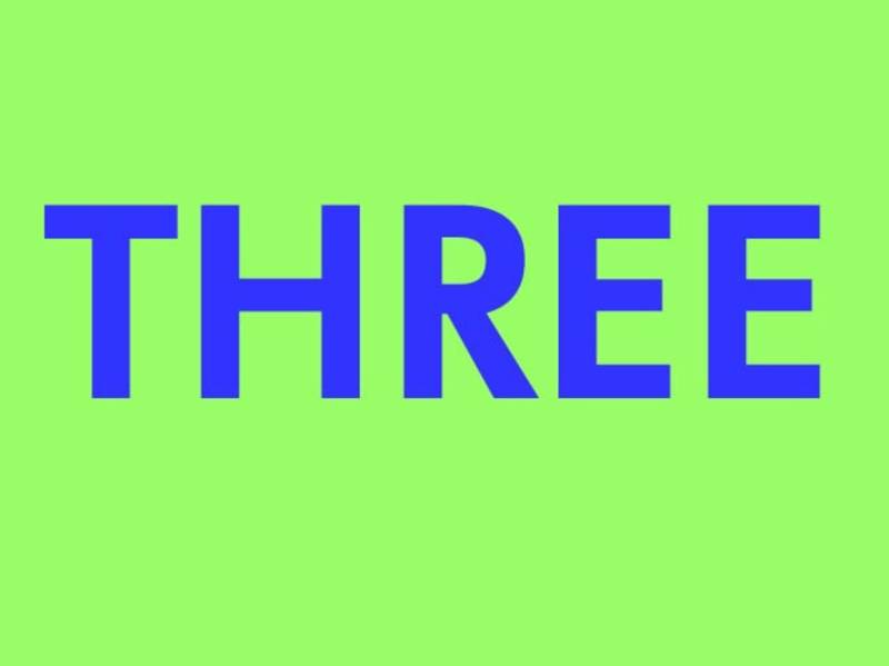 Zusätzliche Buchstaben Für Dein Kleines Threadz "Three" Birthday Design." von lilthreadzclothing