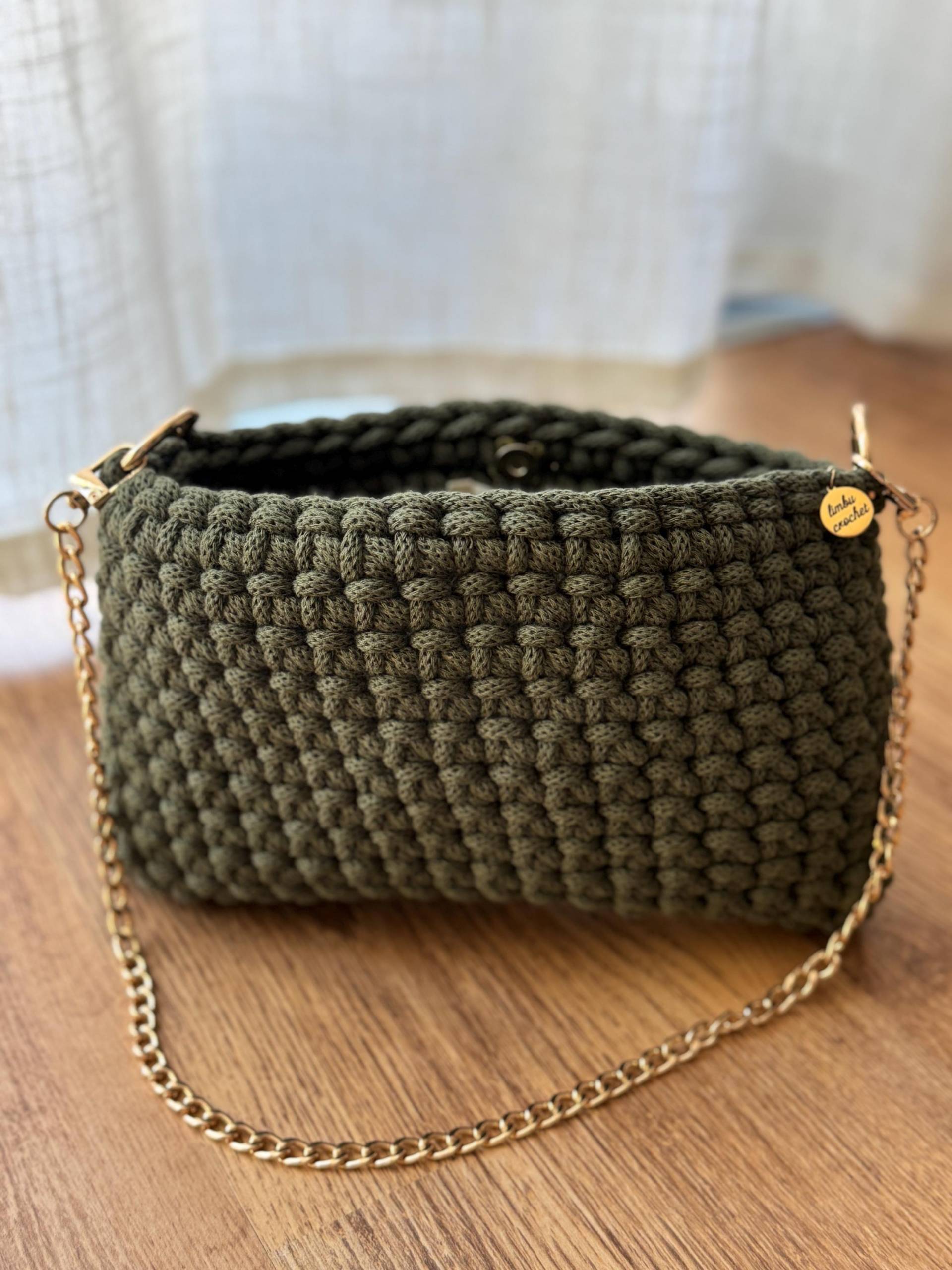 Häkeltasche, Crossbody Bag, Umhängetasche Mit Kette, Boho Bag Häkeltasche, Crossbody Bag, Umhängetasche Mit Kette, Boho Bag von limbucrochet