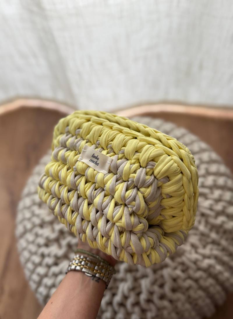 Kosmetiktasche, Handgemachte Clutch, Crochet Cosmetic Bag, Handmade von limbucrochet