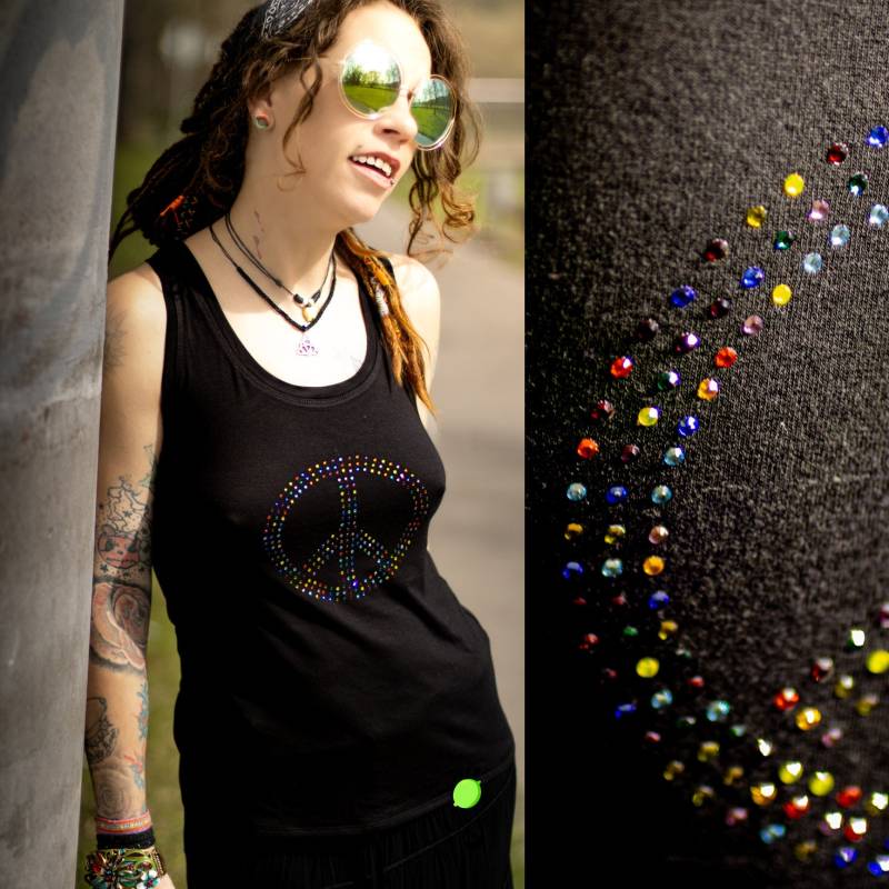 Tank Top "Brilliant Peace" Tank Top "Brilliant Peace" von limefeet