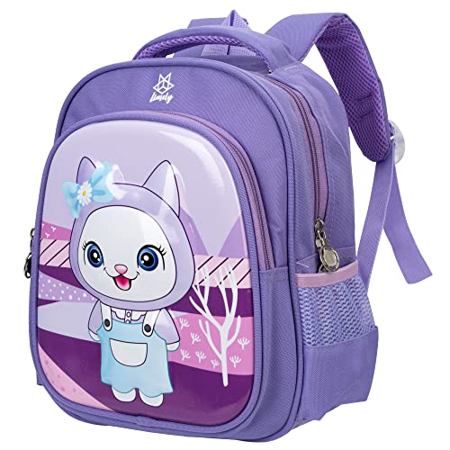 limely© Kinderrucksack, Rucksack Kinder, Kita Rucksack, Kindergartenrucksack jungen, Kindergartenrucksack mädchen, Wanderrucksack (Violett) von limely